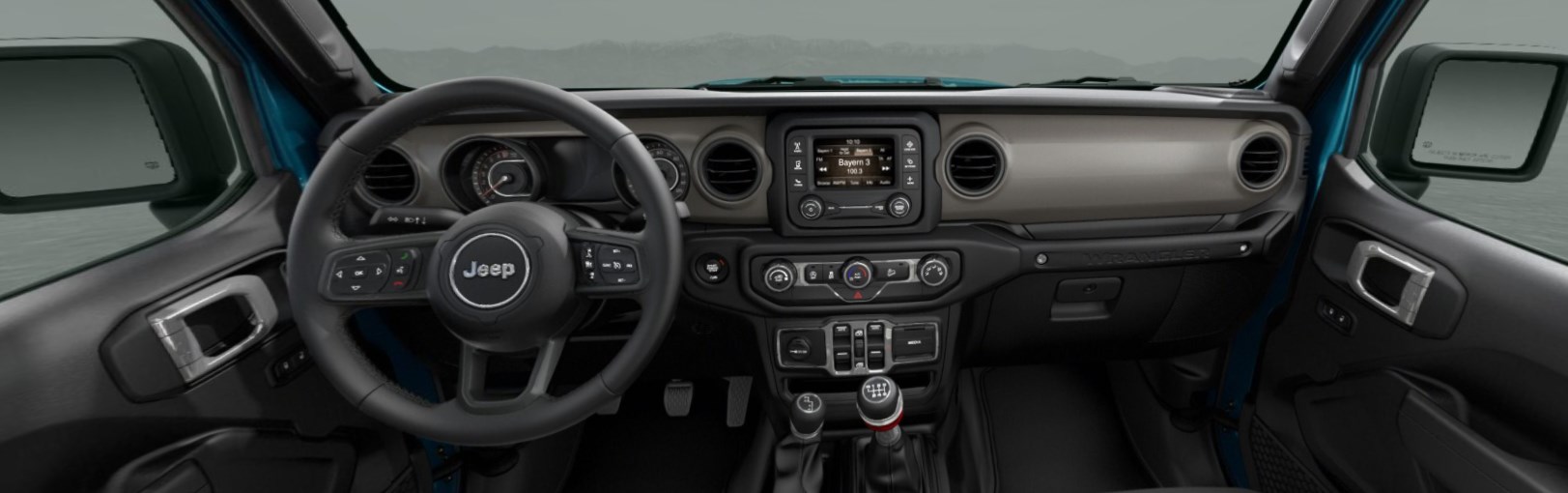 2020 Jeep Wrangler Sport S Front Interior Dashboard Picture